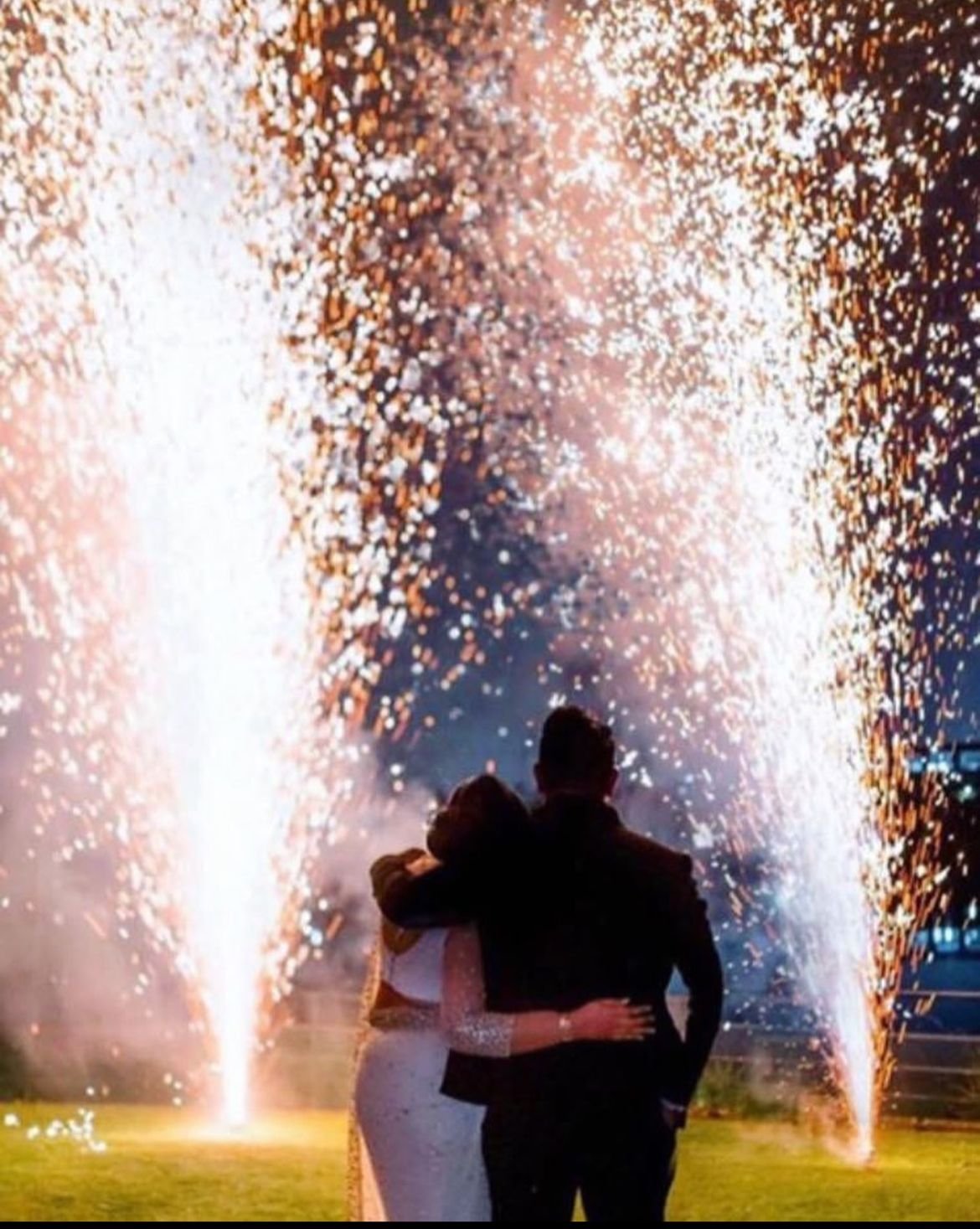 Wedding fireworks by Alidon